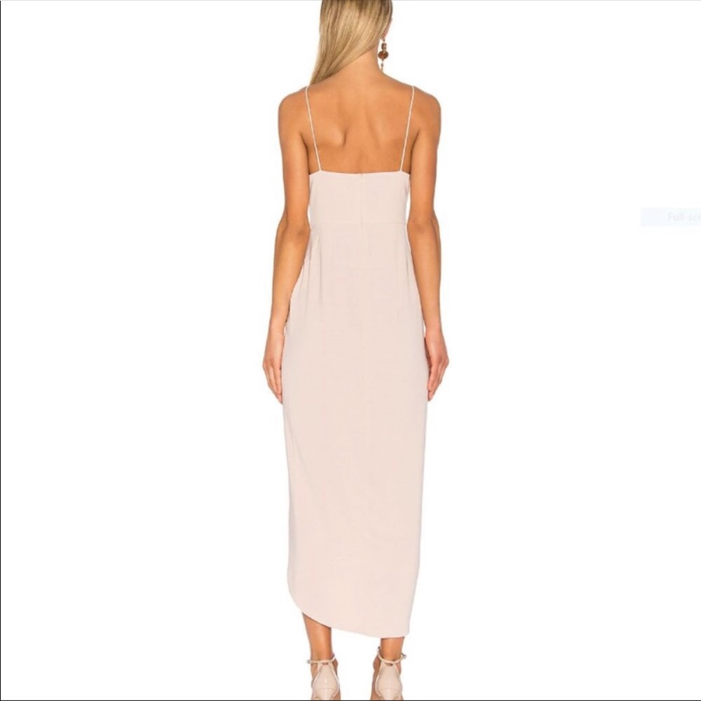 Shona Joy NWT Cocktail Draped Maxi Dress Pink Ballet 4 - Picture 4 of 9